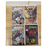 IMAGE COMICS, SPAWN #1, WILDC.A.T.S. #1, RIGIDE