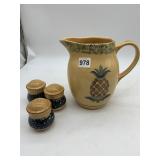 PFALTZGRAFF THE FRIENDSHIP PITCHER & SHAKERS,