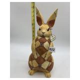 JIM SHORE RABBIT FIGURINE, HARLEQUIN DIAMOND