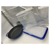 OVAL FRYING PAN W/ NON-STICK INTERIOR, PLASTIC