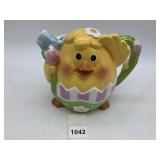 CHANG SONG CERAMIC CHICK TEAPOT, EASTER SPRING