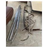 ORIGINAL CONVERTIBLE TOP WOOD AND CHROME TRIM PCS.