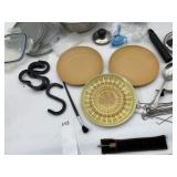 ASSORTED KITCHENWARE, FOOD STORAGE CONTAINERS,