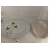 HOMER LAUGHLIN OVAL SERVING PLATTER W/ MARCUS