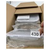 LOCKNLOCK NIB FOOD STORAGE CONTAINERS, CLEAR