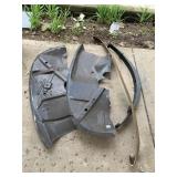 VINTAGE AUTOMOTIVE INNER FENDER PANELS, LEAF