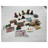SMALL BEAR & REINDEER FIGURINES, ASSORTED