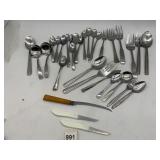 ASSORTED FLATWARE COLLECTION, STAINLESS STEEL