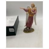 FRANKLIN MINT NATIVITY ANGEL FIGURINE W/ BELLS