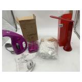 BELL+HOWELL RED LED DESK LAMP, JOY MANGANO MY