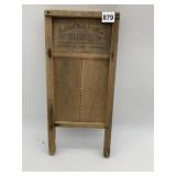 NATIONAL WASHBOARD CO NO 9 WASHBOARD, WOODEN