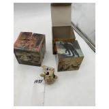 VINTAGE CUBE PUZZLES, STEINLEN CAT ART,
