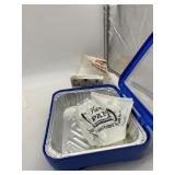 FANCY PANZ PREMIUM FOIL PAN HOLDER, BLUE, CLEAR