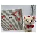 STEIFF DISNEY MARIE PLUSH TOY W/ KNOPF IM OHR,