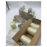 DANCE CHANDELIER METAL SCROLLWORK WALL SCONCE W/