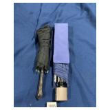 TOTES BLUE FOLDING UMBRELLA, FOLDING UMBRELLA W/