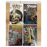 IMAGE COMICS SPAWN, THE MAXX COMIC BOOKS.