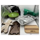 MLB NETWORK & WOODLAND TOTE BAGS, MIXING BOWL,