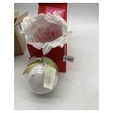 SWAROVSKI ELEMENTS ORNAMENT, GLASS SPHERE,