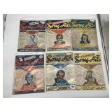 SONG HITS MAGAZINE, VINTAGE ASSORTED ISSUES.