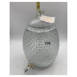 VALERIE GLASS BEVERAGE DISPENSER W/ SPIGOT,