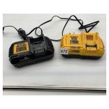 DEWALT DCB1106 6 AMP & DCB118 FAST BATTERY