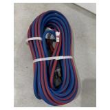 HEAVY-DUTY RED AND BLUE EXTENSION CORD, 3-PRONG