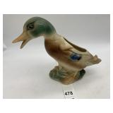 CERAMIC DUCK FIGURAL PLANTER, POLYCHROME GLAZE.