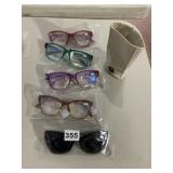ASSORTED READING GLASSES W/ +3.50 MAGNIFICATION,