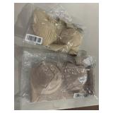 EVELYN & BOBBIE NIB WIRELESS BRAS, PETAL PINK &