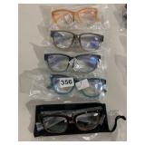 COMPUTER READING GLASSES, +3.50 MAGNIFICATION,