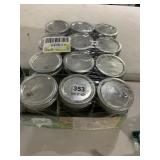 BALL MASON JARS, 12 PINT, WIDE MOUTH, LIDS &