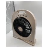 CASCADE ELECTRIC BOX FAN, MULTIPLE SETTINGS.