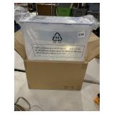 CLEAR PLASTIC STORAGE CONTAINERS, RECTANGULAR,