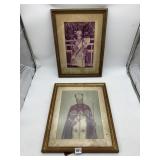 FRAMED RELIGIOUS PORTRAIT PRINTS, MOST REVEREND