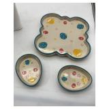 TEMPTATIONS OLD WORLD CERAMIC SERVING SET,