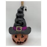 HALLOWEEN JACK-O-LANTERN W/ WITCH HAT, STAR MOON