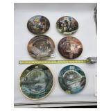 ASSORTED COLLECTOR PLATES W/ LITTLE HOUSE ON THE