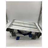 ALUMINUM FOLDING WORKING PLATFORM / STEP STOOL,