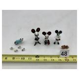 ASSORTED GLASS MOUSE ORCHESTRA FIGURES, MINIATURE