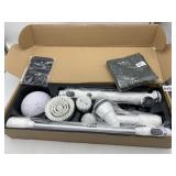 ELECTRIC POWER SCRUBBER KIT, MULTIPLE BRUSH