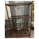ORIGAMI METAL FOLDING SHELVING UNIT.