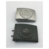 GERMANY THIRD REICH BELT BUCKLES ONE WITH TAG