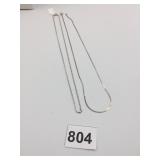 SILVER 925 CHAIN NECKLACES .138 OZT
