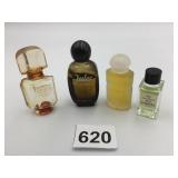 MINIATURE PERFUME SAMPLE BOTTLES HERMES CHANEL