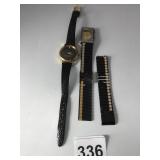 WRISTWATCHES LA BARON METAL BROKEN BAND AMERICAN
