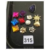 ASSORTED BUTTON COVERS STARS SUN