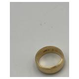 14K GOLD BAND 10.0 GRAMS SZ. 9