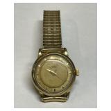 OMEGA  AUTOMATIC WRISTWATCH, 14K GOLD FILLED