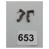 STERLING SILVER EARRINGS ,141 OZT